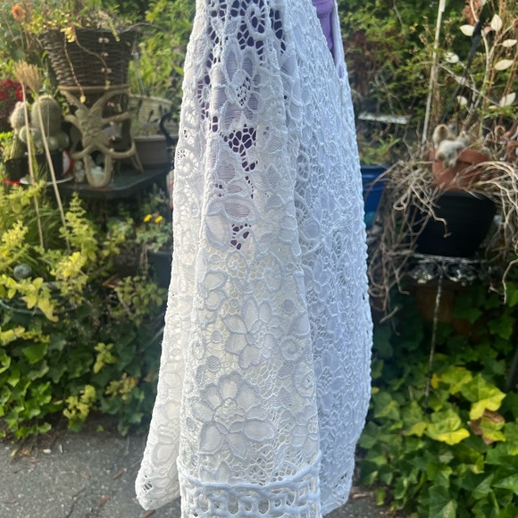 TanJay White Lace Blouse - Picture 3 of 4